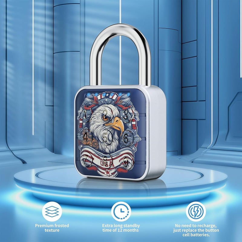 SURPN Combination Lock, Combination Lock for Locker, Locker Lock & Gym Locker Lock - High Security, Easy to Use for Gym, School, Travel, Outdoor (Freedom) - Image 2
